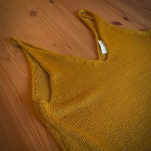 H&M Golden Knit Top